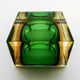 1960s Square Ashtray in Murano Glass by Flavio Poli for Seguso.