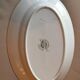 Oval dish in iron earth Saint Amand model Rosette 34 * 24