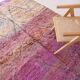 Tapis Vintage Rose Pêche - 295 x 185 cm