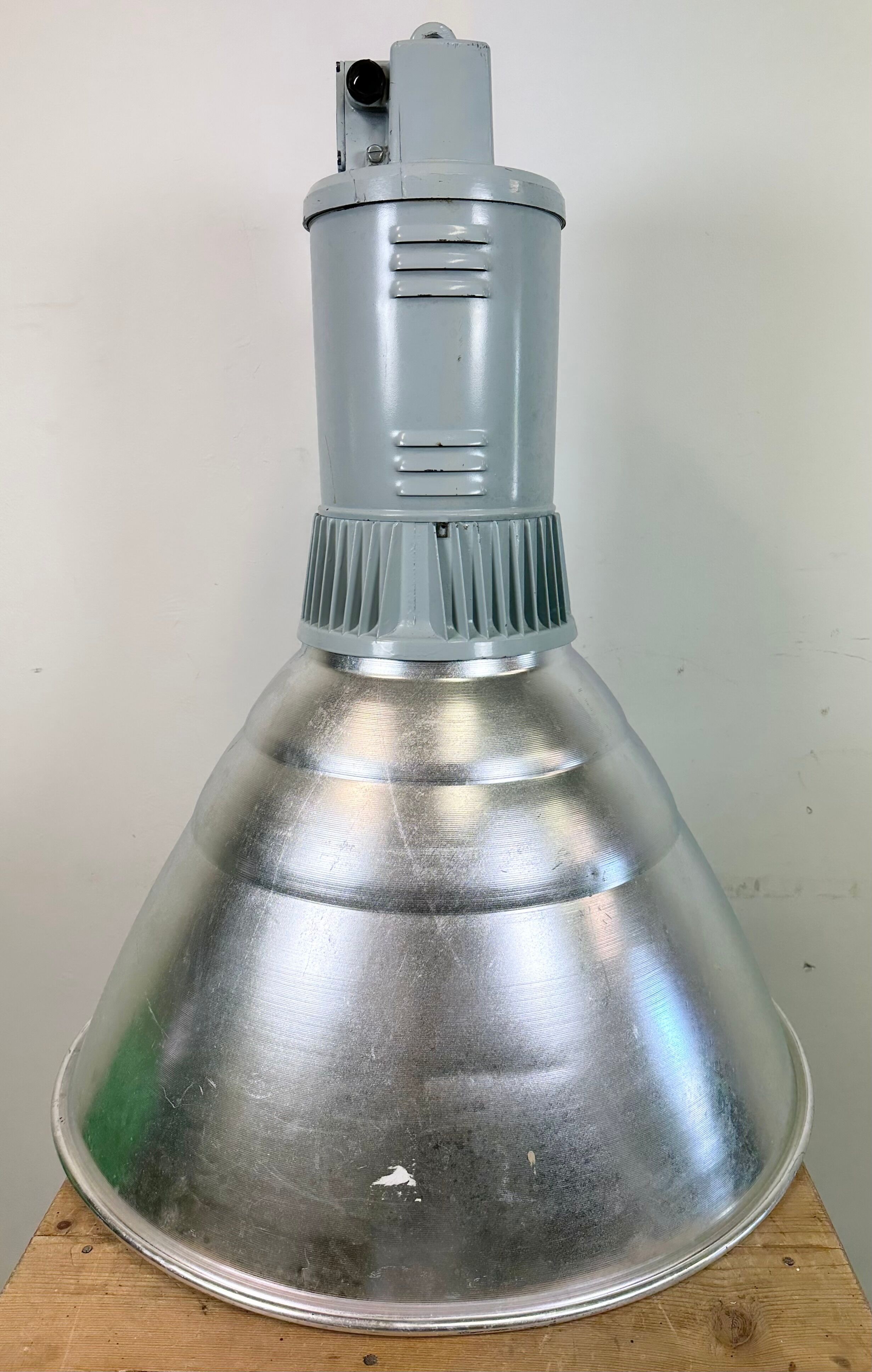 Large Industrial Aluminium Pendant Light from Elektrosvit, 1960s