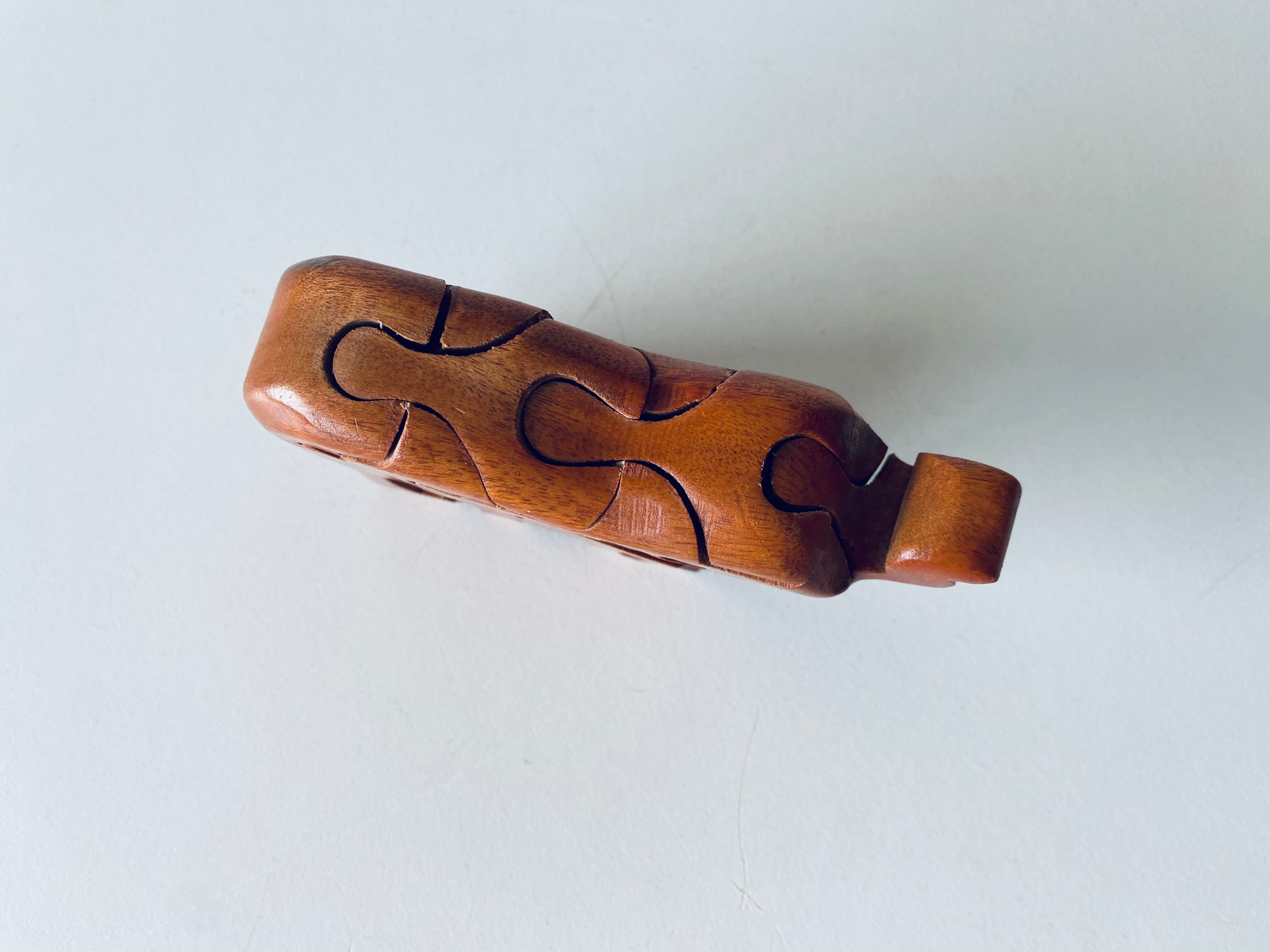 Wooden elephant puzzle