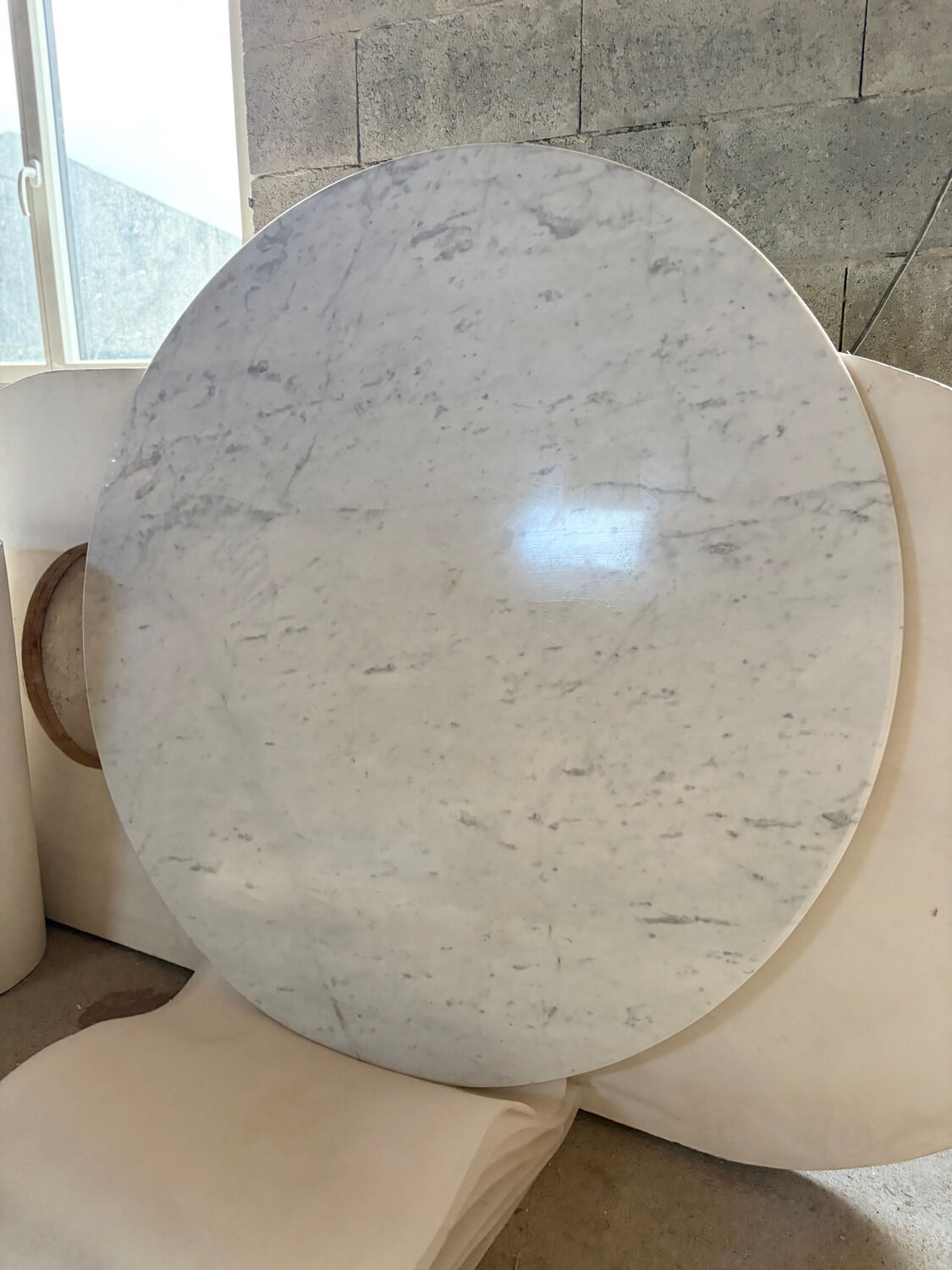 Marble table by Claude Gaillard for Ligne Roset