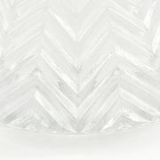 Pair of Geometric Transparent Glass Ceiling Lights from Limburg, Germany, 1970s