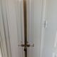 Italian design plexiglass floor lamp.