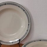 Set of 6 deep plates Terre de Fer Salins Vauban collection