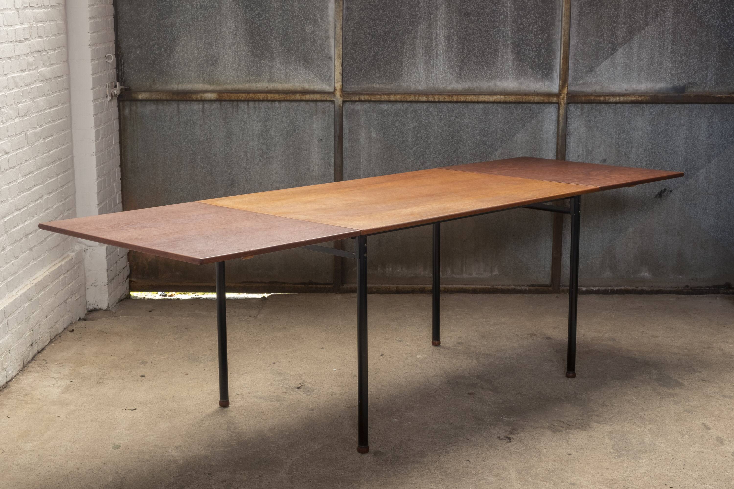 Drop-Leaf Table in Teak, 1960s Denmark