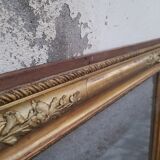 Miroir doré époque restauration 125x92