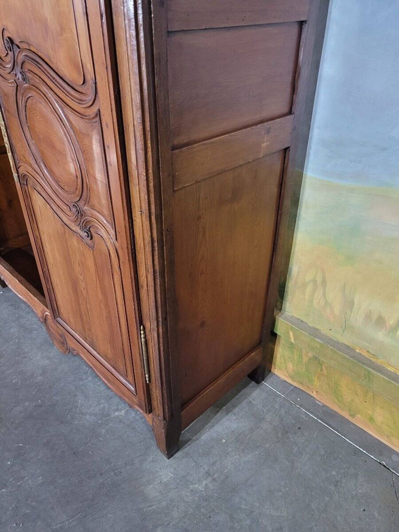 Armoire de montagne en sapin XIX ème siècle