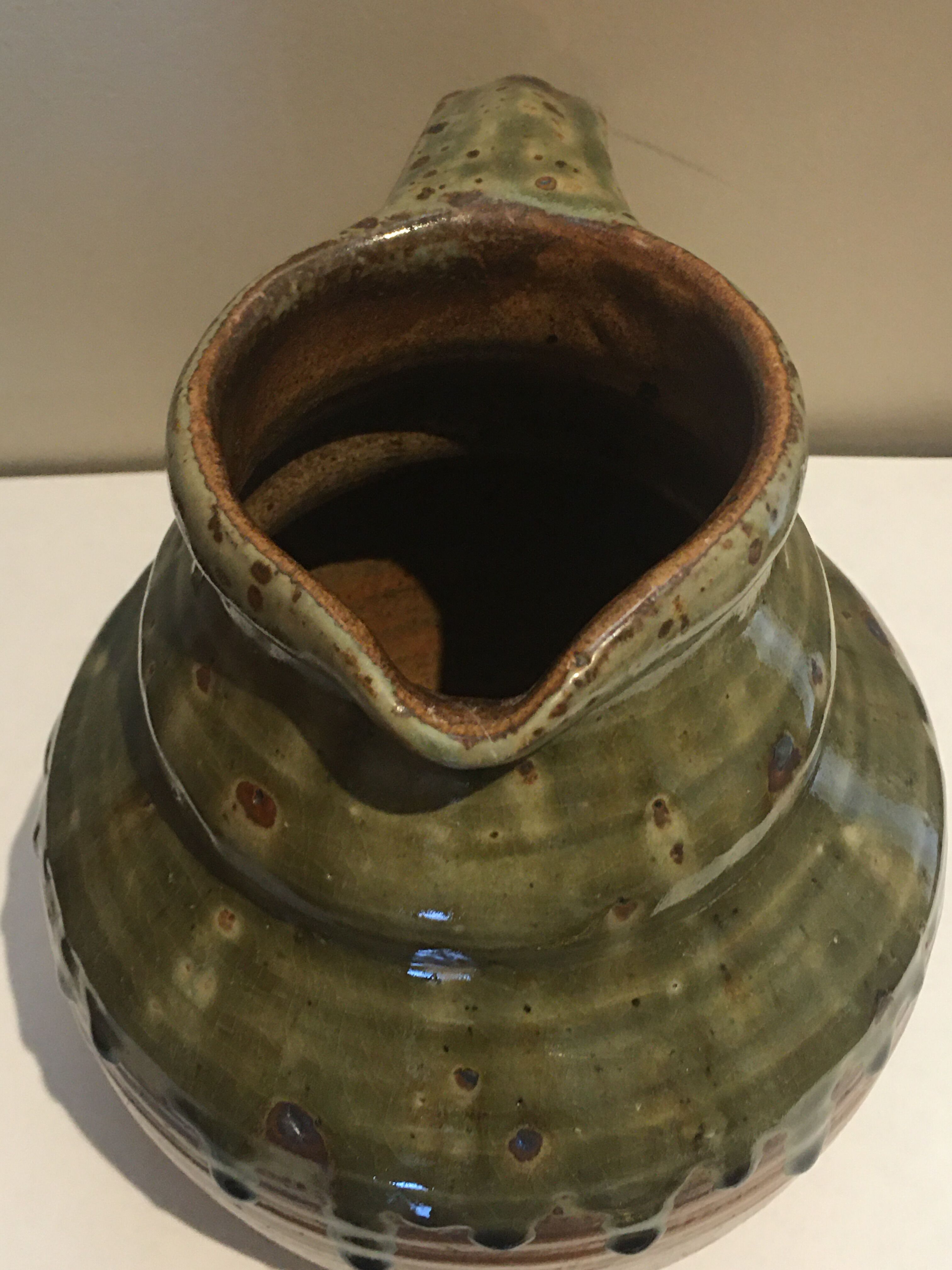 Fontgombault monastic sandstone pitcher