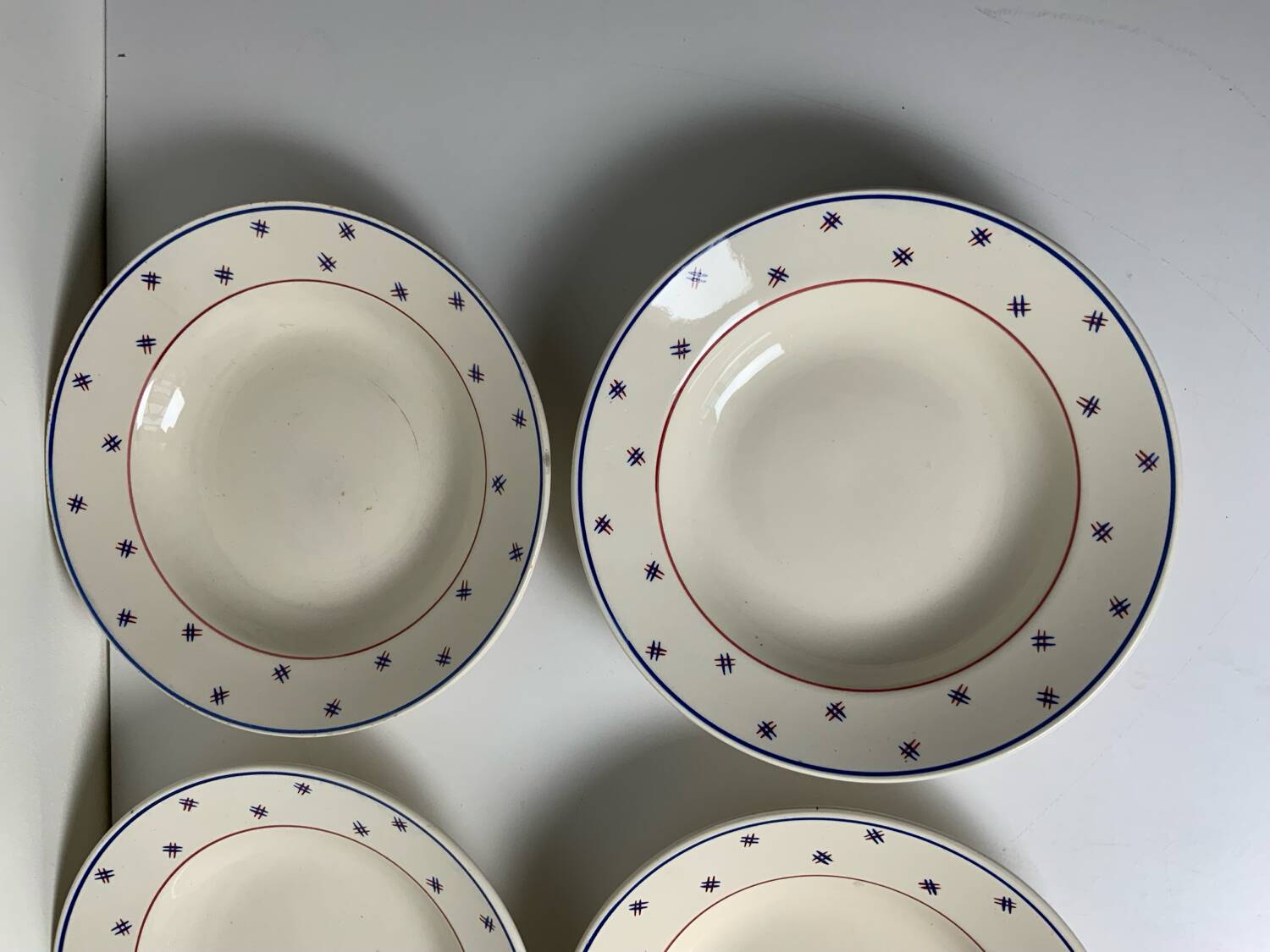 Iron earth soup plates