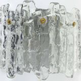 Frosted glass wall light mid-century by J.T. Kalmar Soria, Austria, 1970s