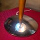 Mushroom Lamp black matte - 43x32 Space-Age 1970s - 90, liner lamp