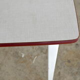 Square table in formica 60s