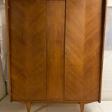 Vintage wardrobe with compass feet