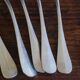 Set of 6 silver-plated metal soup spoons Uni Plat