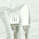 Christofle – 12-piece silver-plated fish cutlery set