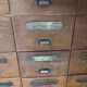 Wooden trade furniture with 36 drawers
