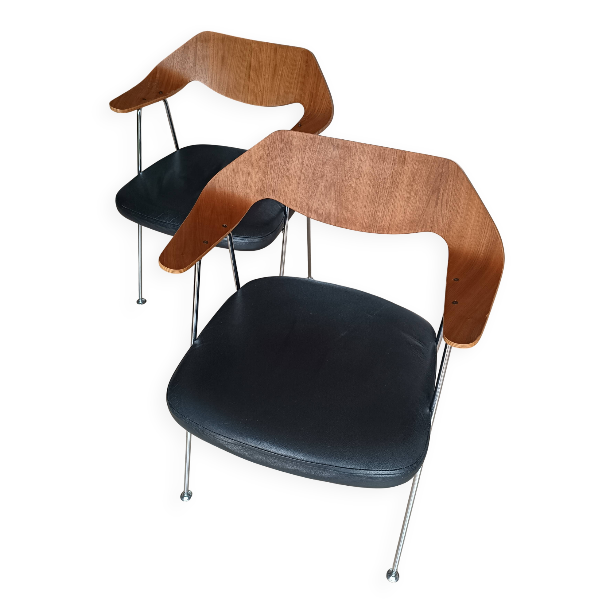 Chaises 675 Robin Day pour Habitat