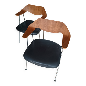 Chaises 675 Robin Day pour Habitat