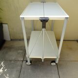 Folding rolling table served Louis Lucien Lepoix FRZ Germany