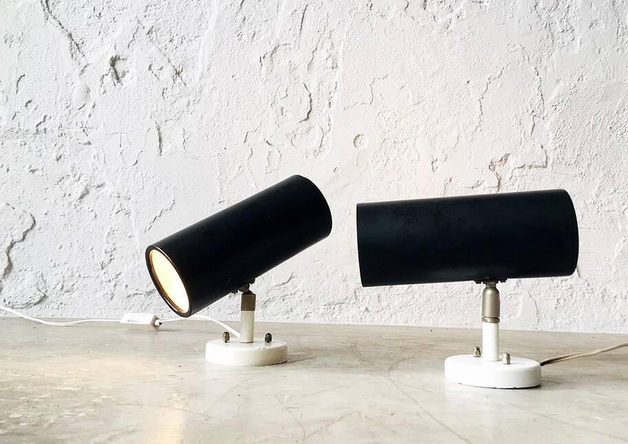 Set of two spotlights, Denmark, 1960s
