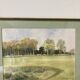 Watercolor Landscape Golf Course signed