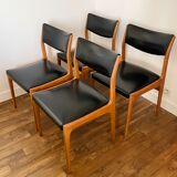 Set of 4 Scandinavian style chairs