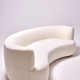 Curved sofa design 1950s