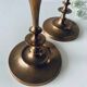 Pair of bronze candlesticks