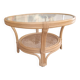 Rattan coffee table