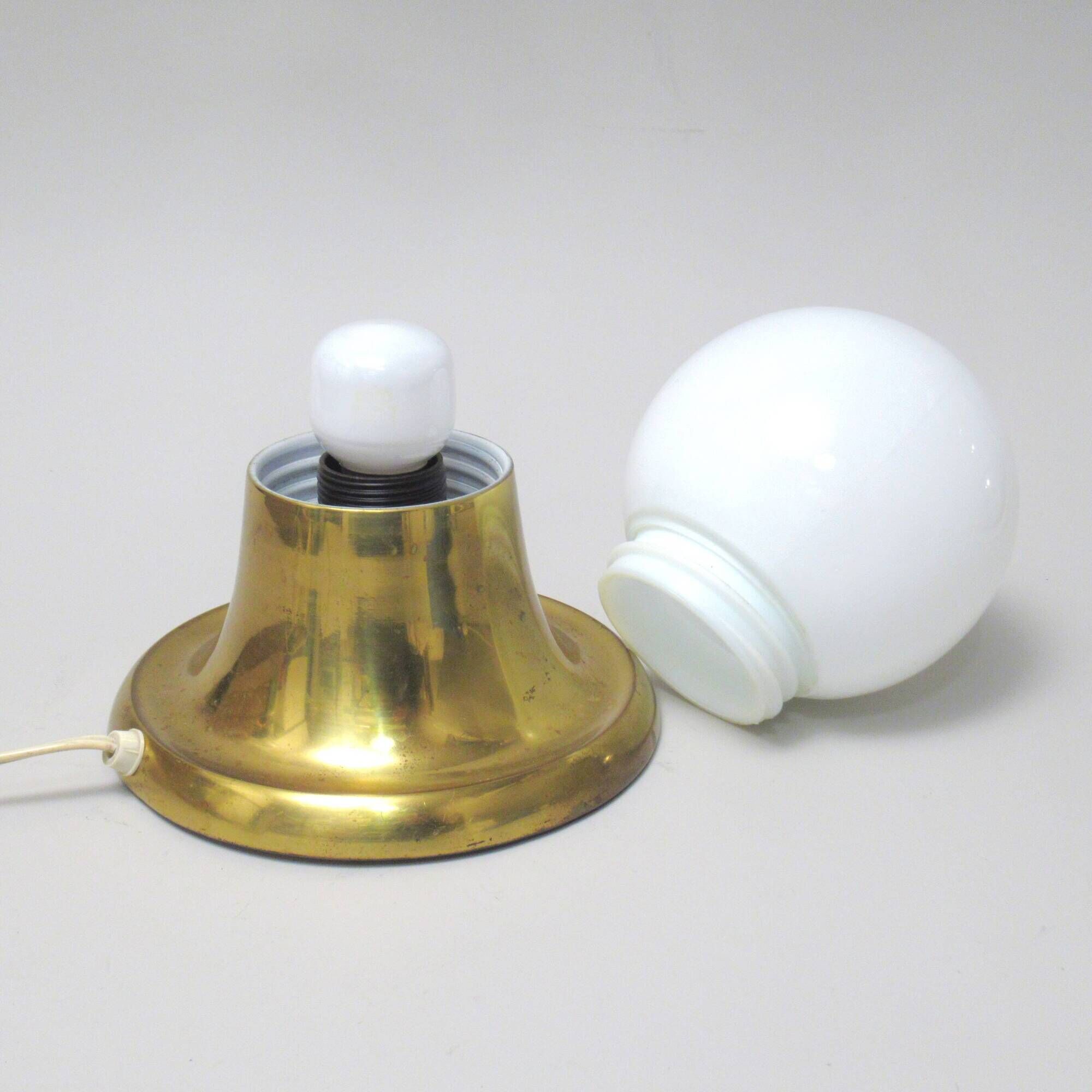 Brass lamp Light Ball Achille and Pier Giacomo Castiglioni Flos