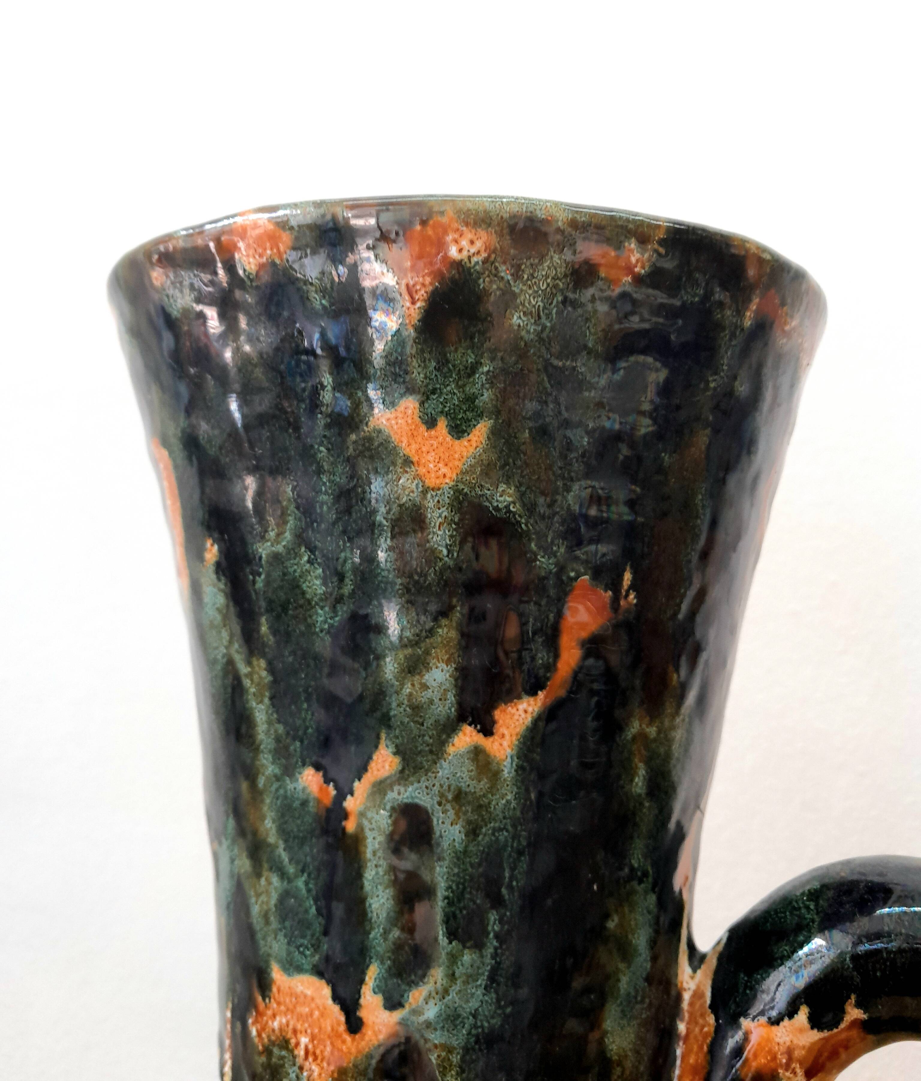 XXL vintage ceramic vase 1960