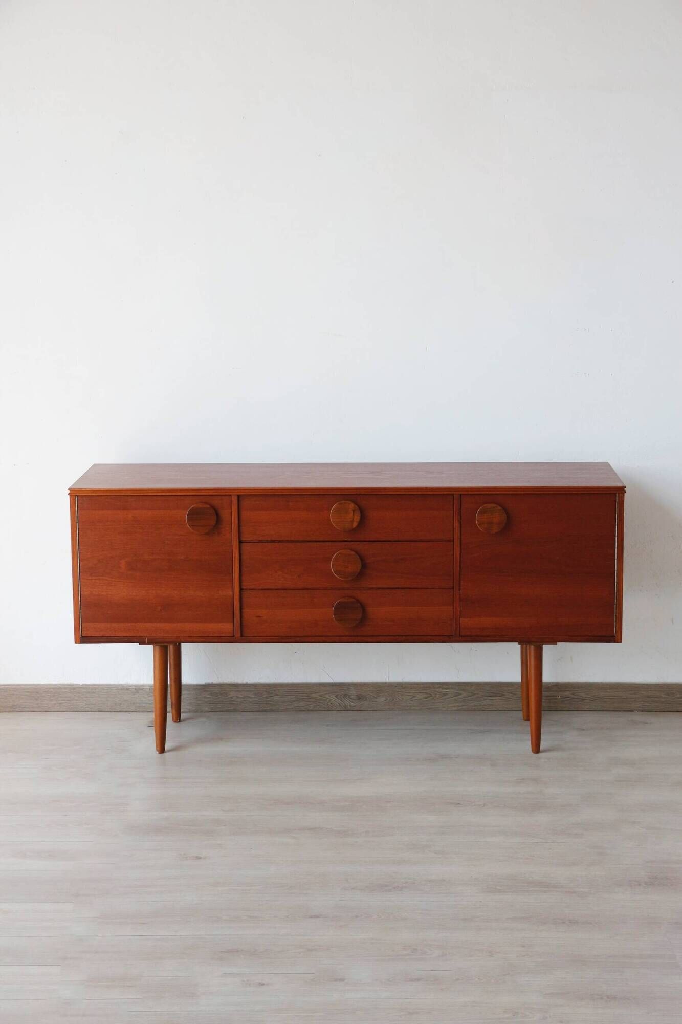 Petite enfilade scandinave sapelli – Design anglais années 60