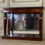 “Return from Egypt” console in mahogany, early 19th century