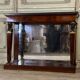 “Return from Egypt” console in mahogany, early 19th century