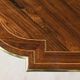 Middle table in rosewood veneer, Napoléon III period – 2nd half of the 19th century.
