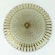 Glamorous 1960s mid century ceiling lamp ceiling fixture brass and glass