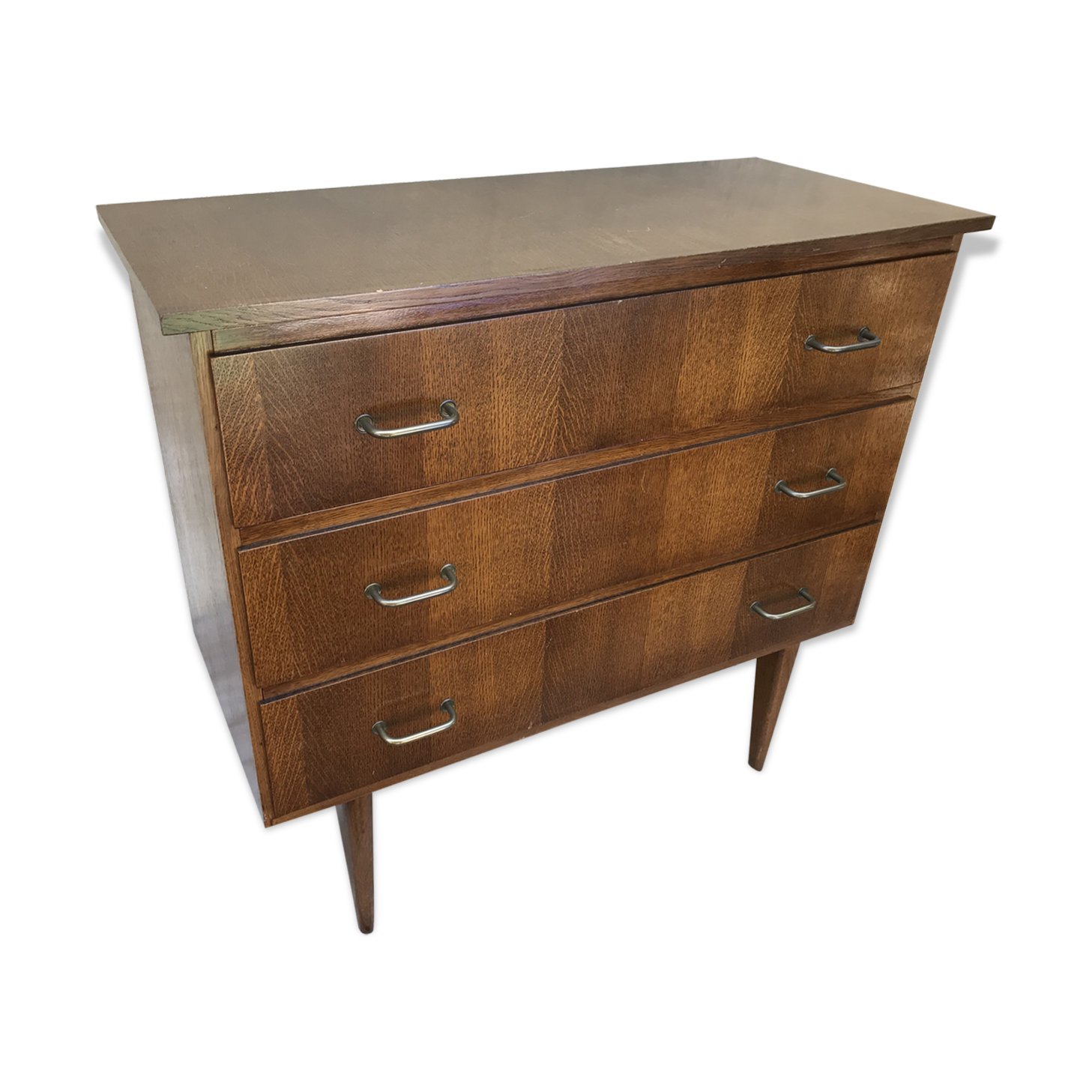 Chest of drawers wood feet compass 70