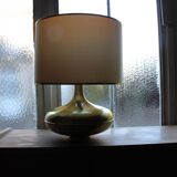 Italian brass and fabric lamp, 1960