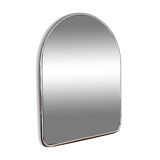 Large 80s chrome arch mirror
