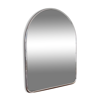 Large 80s chrome arch mirror