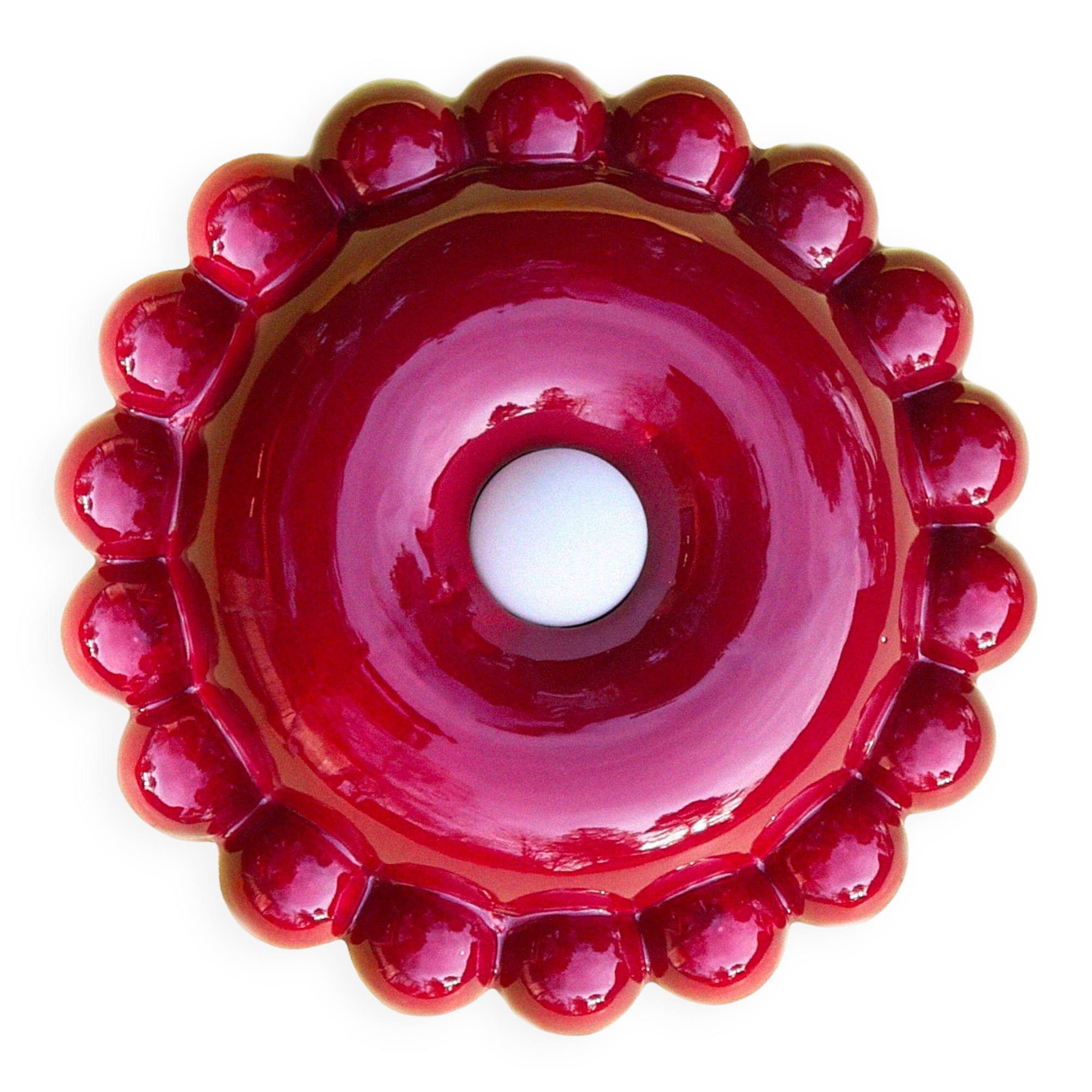 Luna Small Bordeaux wall light