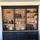 Library in solid cherry wood