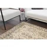1970s Turkish Oushak Handmade Wool Cotton Beige Area Rug115x202