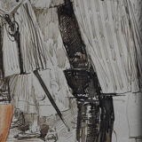 Edouard Detaille (1848-1912) Scène De Carnaval, Aquarelle Signée