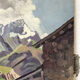 Oil painting landscape mountain 1938