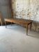 Antique wooden table with tapered legs – 200 cm
