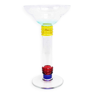 Memphis style vase or candle holder by Leonardo 1990