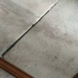 Beveled mirror in solid wood