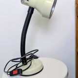 Lampe de bureau Veneta Lumi – design vintage 70’s, crème
